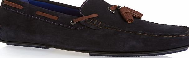Ted Baker Mens Ted Baker Muddi Shoes - Dark Blue Suede