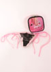 Poodle Make-up Bag with Tie Side G-String