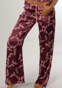 Printed silk pj bottom