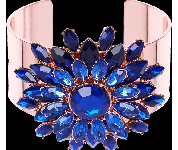 Ted Baker Rose Coloured Gavi Blue Jewel Flower