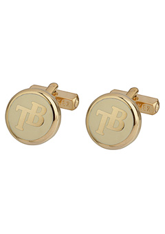 Ted Baker Round Initial Cufflinks XS9M/XC08/VAKU