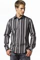 TED BAKER satin striped shirt