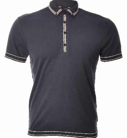 Ted Baker Stripe Edge Polo T Shirt