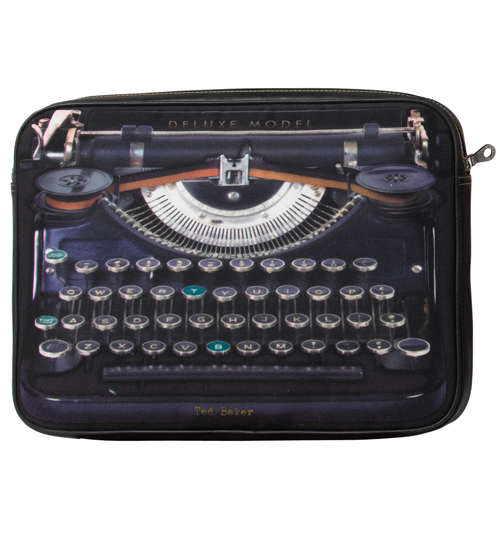 Ted Baker Vintage Typewriter Padded Laptop/Ipad Sleeve