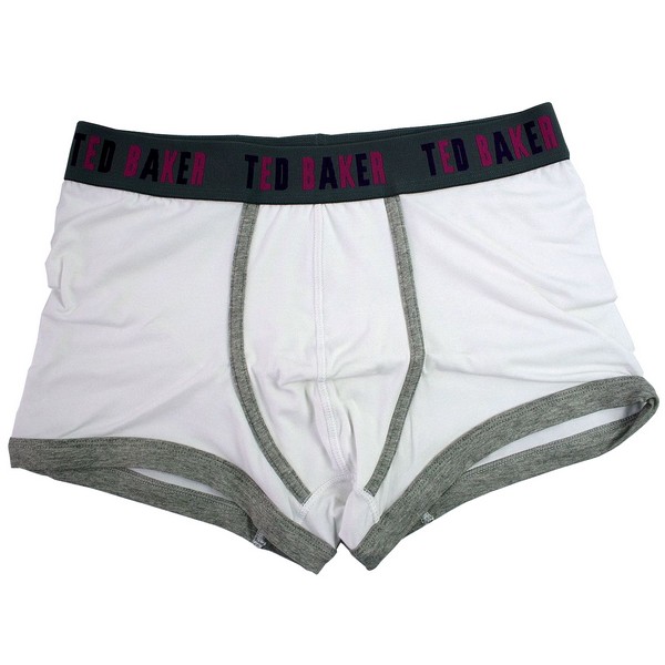 Ted Baker White Paxton Fitted Boxers by