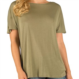Ted Baker Womens Rifia Oversized T-Shirt Khaki