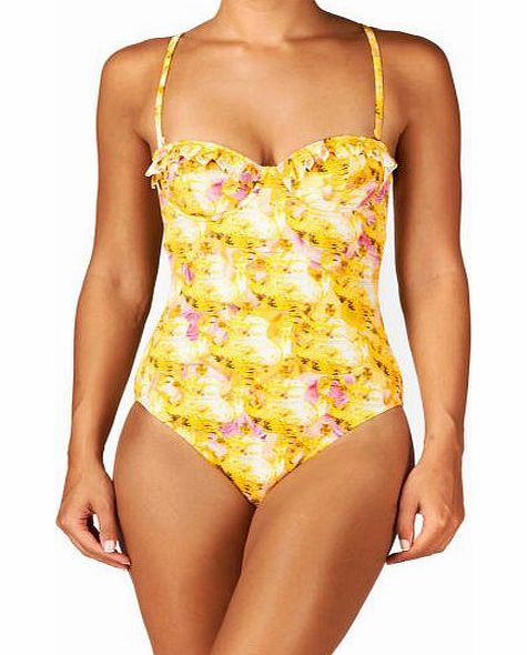 Ted Baker Womens Ted Baker Carlee Swimsuit - Shell