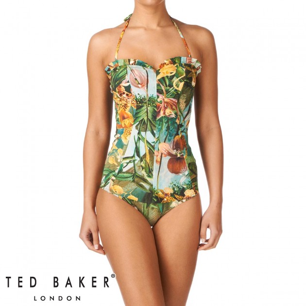 Womens Ted Baker Ochideen Amherst Swimsuit -
