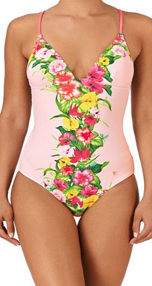 Ted Baker Womens Ted Baker Pemberr Swimsuit - Light Pink