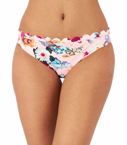 Ted Baker Womens Ted Baker Saskey Bikini Bottom - Nude Pink