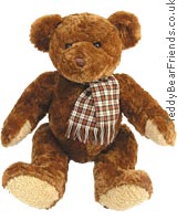 Brown Bear with scarf