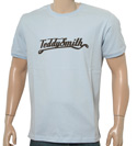 Teddy Smith Blue T-Shirt with Black Logo