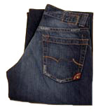 Teddy Smith Dark Button Fly Jeans - 34`` Leg