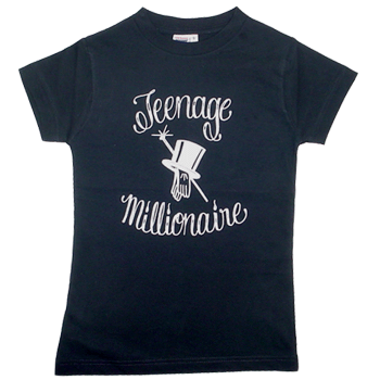 Teenage Millionaire Top Hat Tee