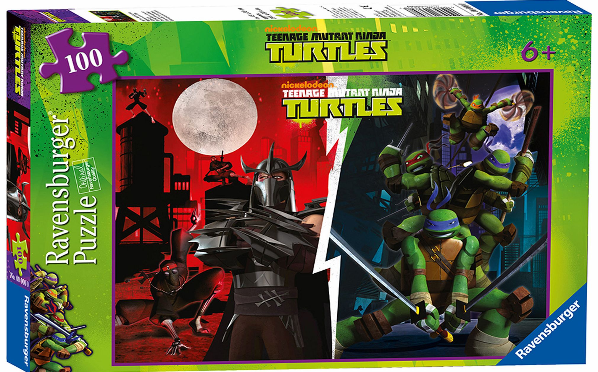 Teenage Mutant Ninja Turtles 100 Piece Jigsaw