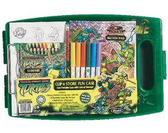 TEENAGE MUTANT NINJA TURTLES clip and store art case