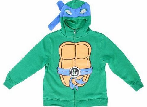 Leonardo Boys Costume Zip Up Hoodie Sweatshirt (Boys 7/8)