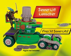 TEENAGE MUTANT NINJA TURTLES sewer lid launcher