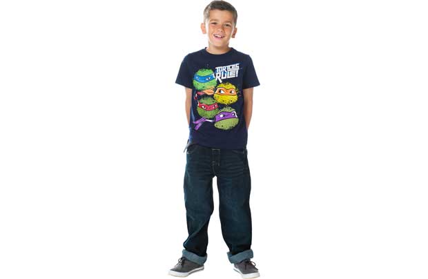 Teenage Mutant Ninja Turtles Turtles Rule Boys Blue T-Shirt - 7-8 Years