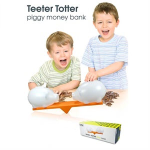 Teeter Totter Piggy Bank
