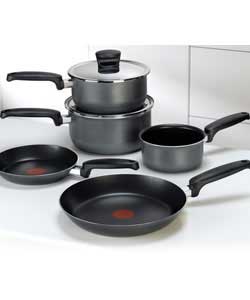 Tefal Bienvenue 5 Piece Pan Set - Grey