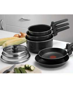 Tefal Combino 5 Piece Stackable Aluminium Pan Set