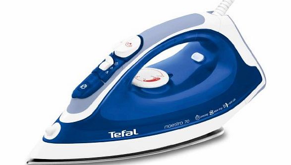 Tefal Maestro FV3770G0 Anti-Scale Steam Iron, 2300 Watt - Blue