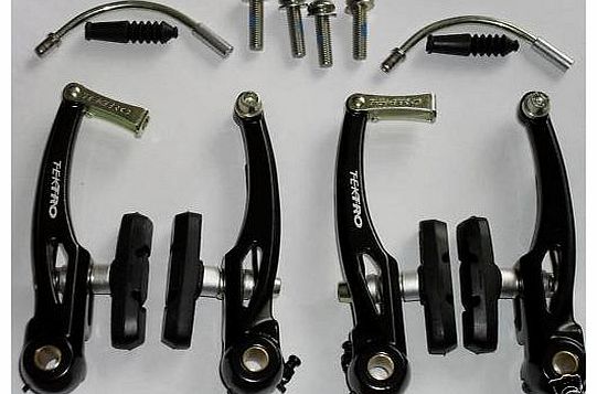 RM4 Alloy V brakes (Front + Rear Black) Free UK Postage