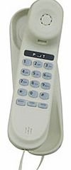 TEL UK Slim Corded Telephone Vienna - White `TEL