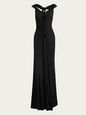 TEMPERLEY DRESSES BLACK 8 UK AT-T-O7CJD1076B