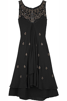 Mini Papillon beaded dress