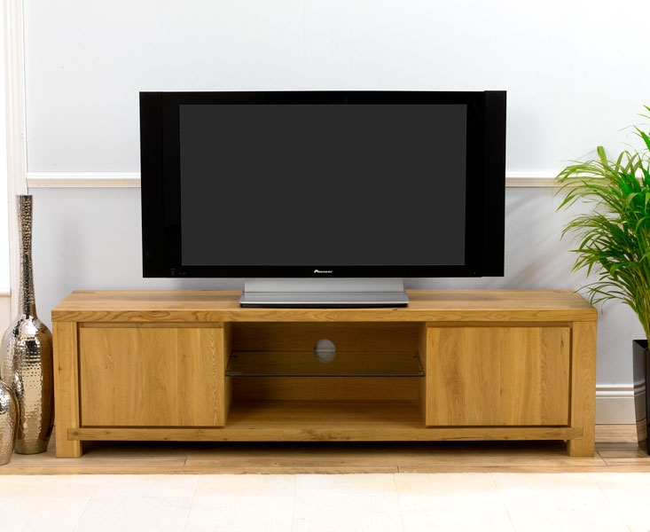 tempo Solid Oak TV Unit - 180cm