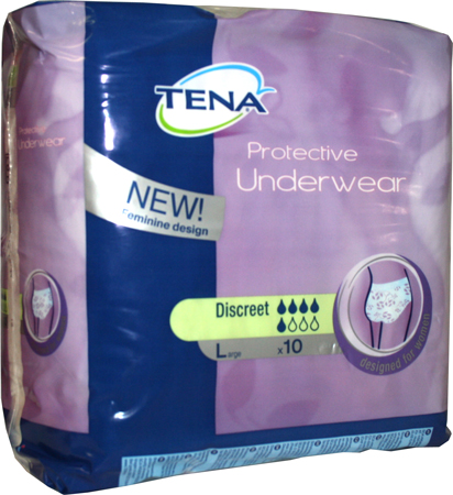 Tena Lady Discreet Pants Large 10