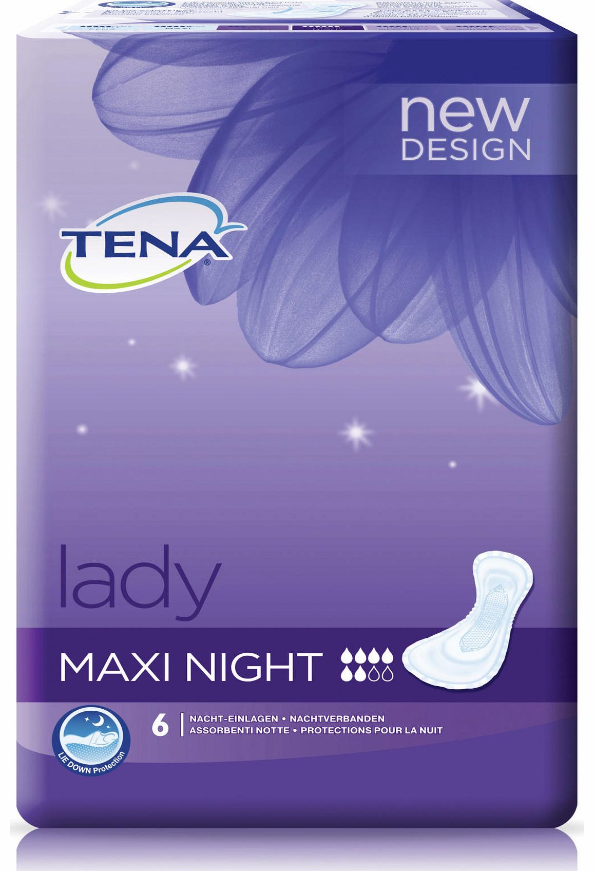 Tena Lady Maxi Nights Six Pack