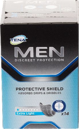 Tena, 2102[^]0139149 Men Discreet Protective Shield Extra