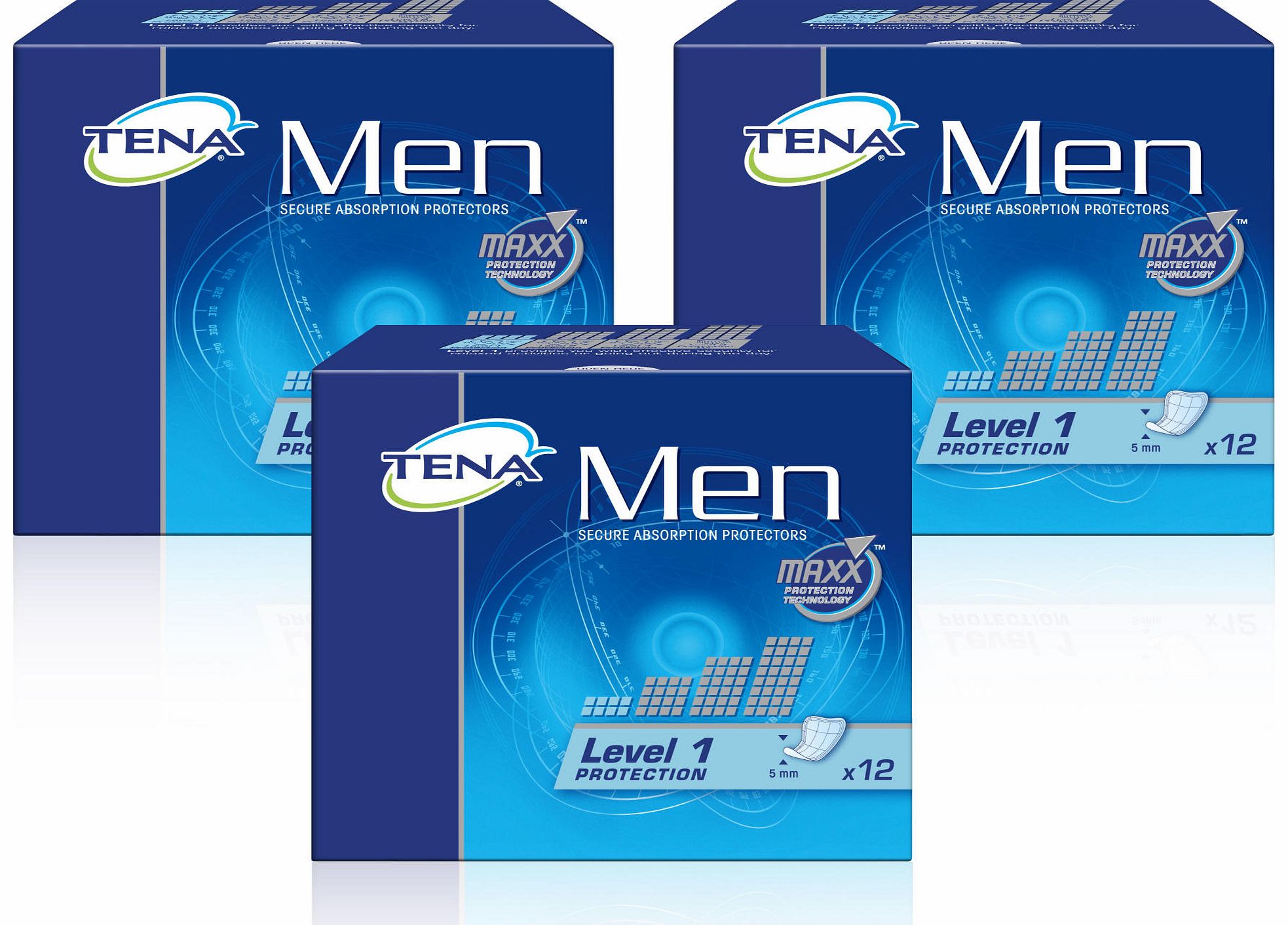 Tena Men Level 1 Triple Pack