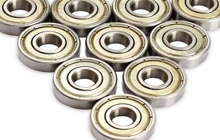 Tenflyer Pack of 10 Skateboard Scooter Ball Roller Ball Bearings Skate Bearings Wheels