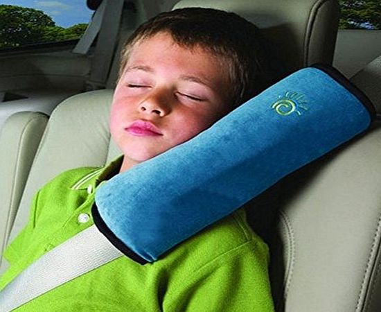Tenflyer Safety Child car seat belt Strap Soft Shoulder Pad Cover Cushion Blue