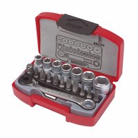 Teng Drive Socket and Bits Set 20Pc &frac14;