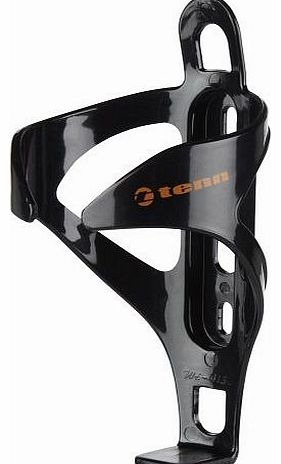 Flow Polycarbonate Bicycle Water Bottle Cage - Black, One size