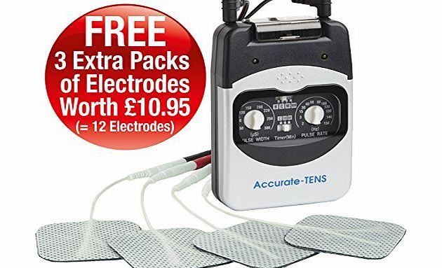 Tens  Company Precision Dual Channel TENS Machine-Accurate And Powerful TENS. For Fast Long Lasting Pain Relief