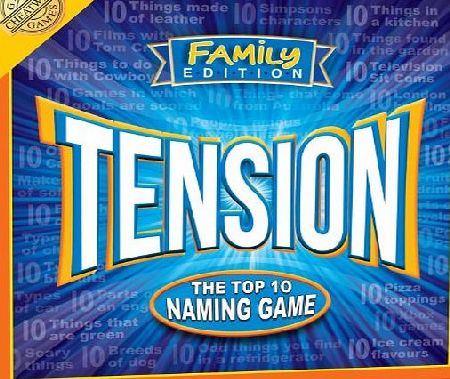 Tension Family Edition Game Tension Family Edition Board Game