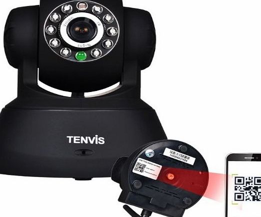 Tenvis TR3818 P2P Wireless IP Camera Wifi Monitor IR Network Cam Pan/Tilt, Motion Dection, Night Vision, 2 Way Audio, IOS/Android View