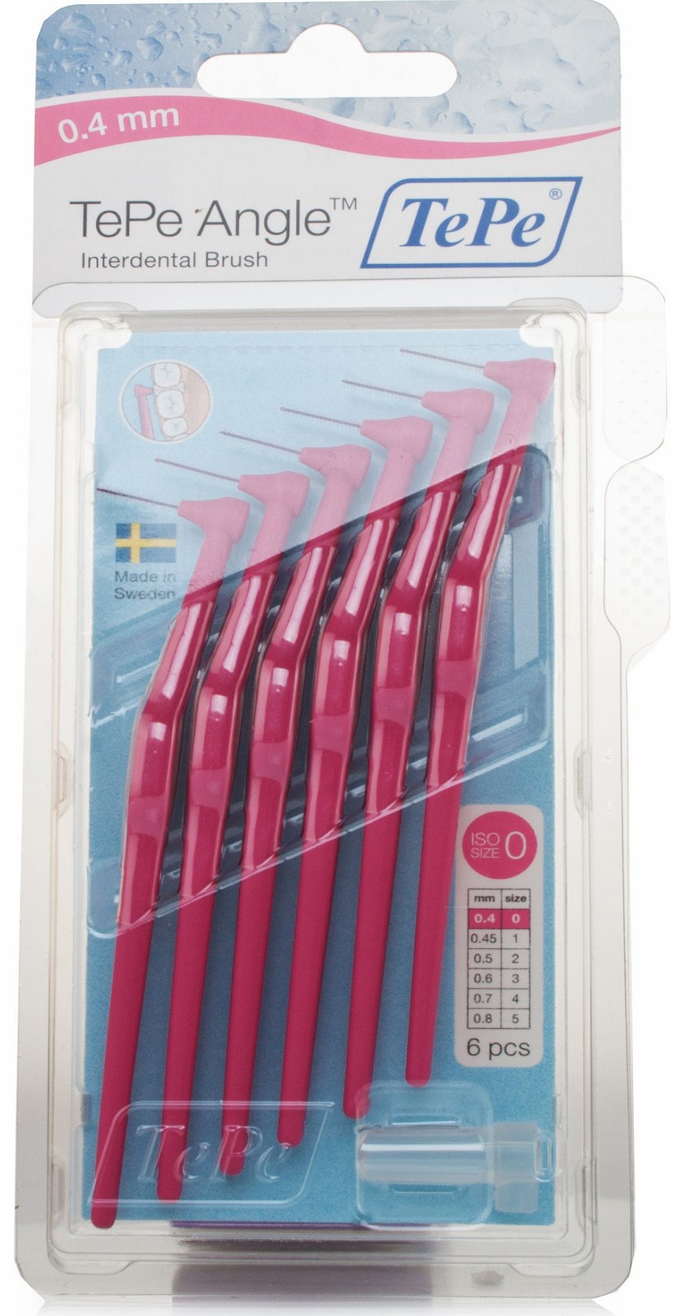 Tepe Angled Interdental Brush Pink