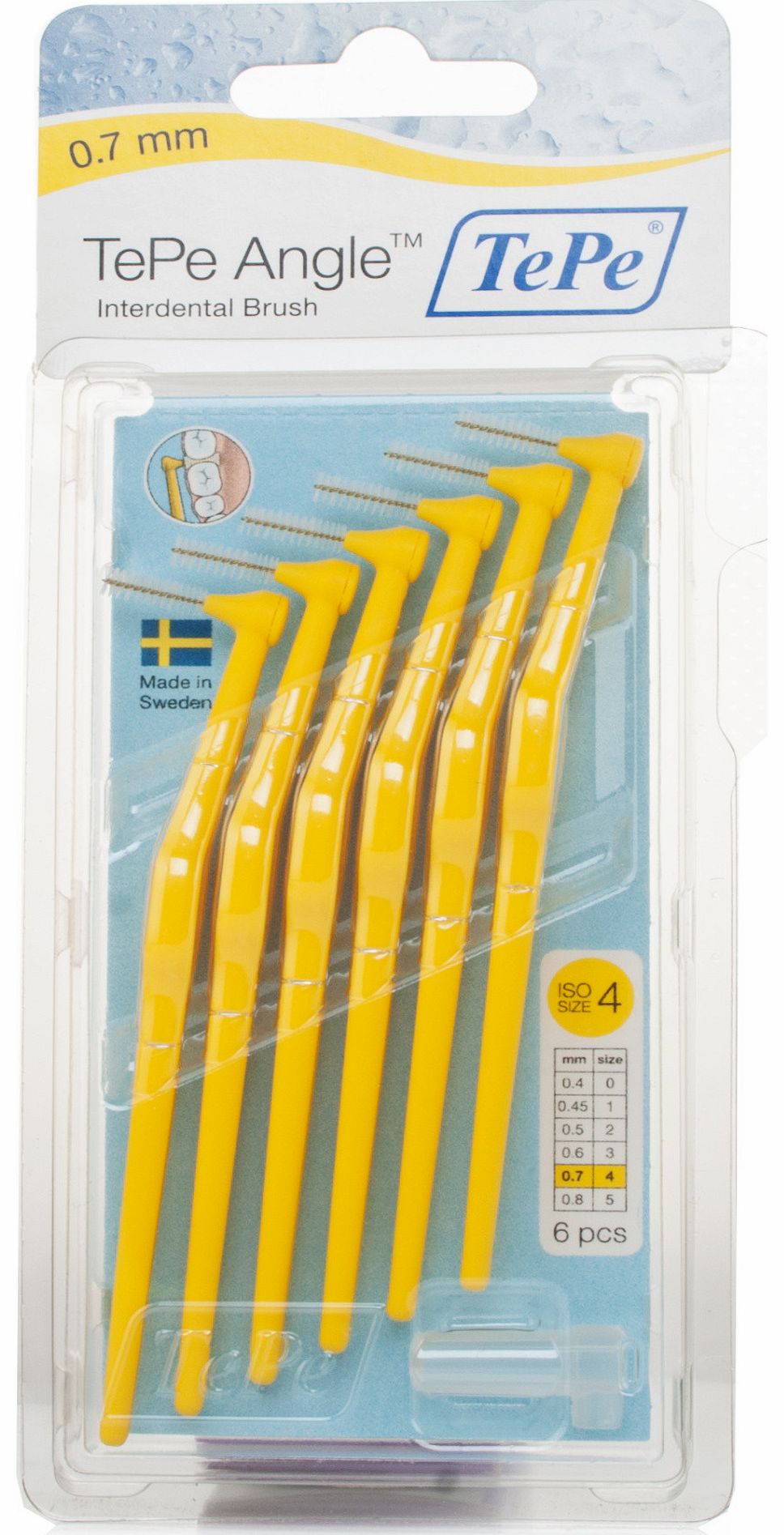 Tepe Angled Interdental Brush Yellow