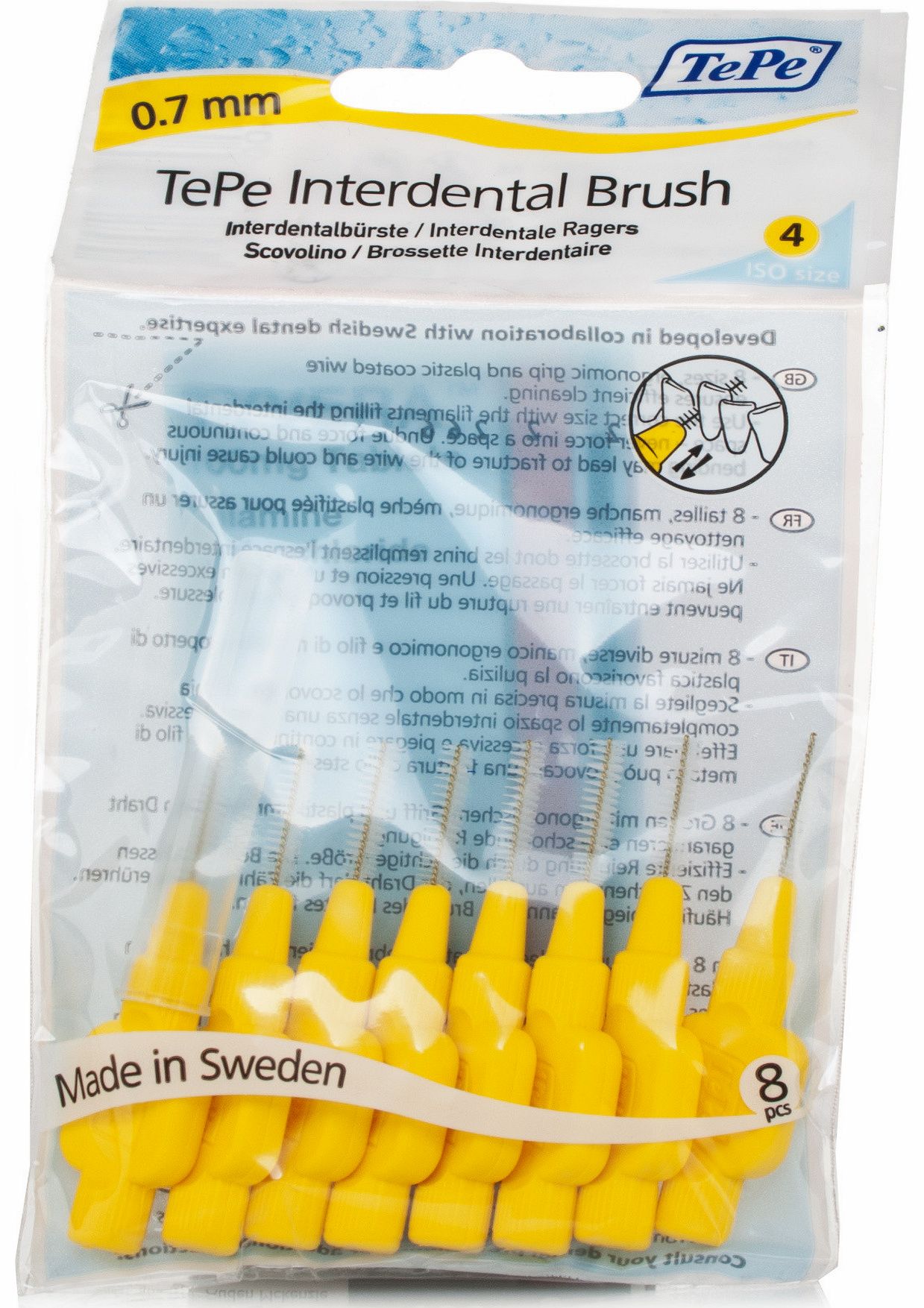 Interdental Brushes Yellow