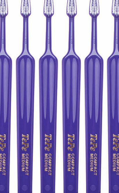 Tepe Toothbrush Compact Medium 6 Pack