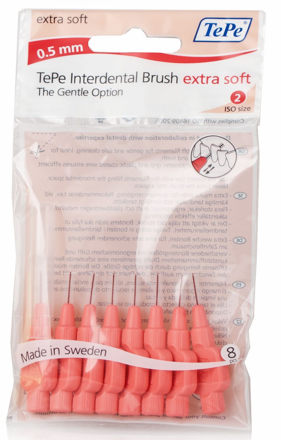 Tepe X-Soft Interdental Brushes Soft Red