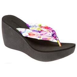 Female Anna Flat Sandals in Floral