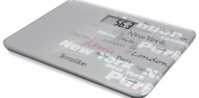 Terraillon Pocket 150Kg Glass Scale - Silver